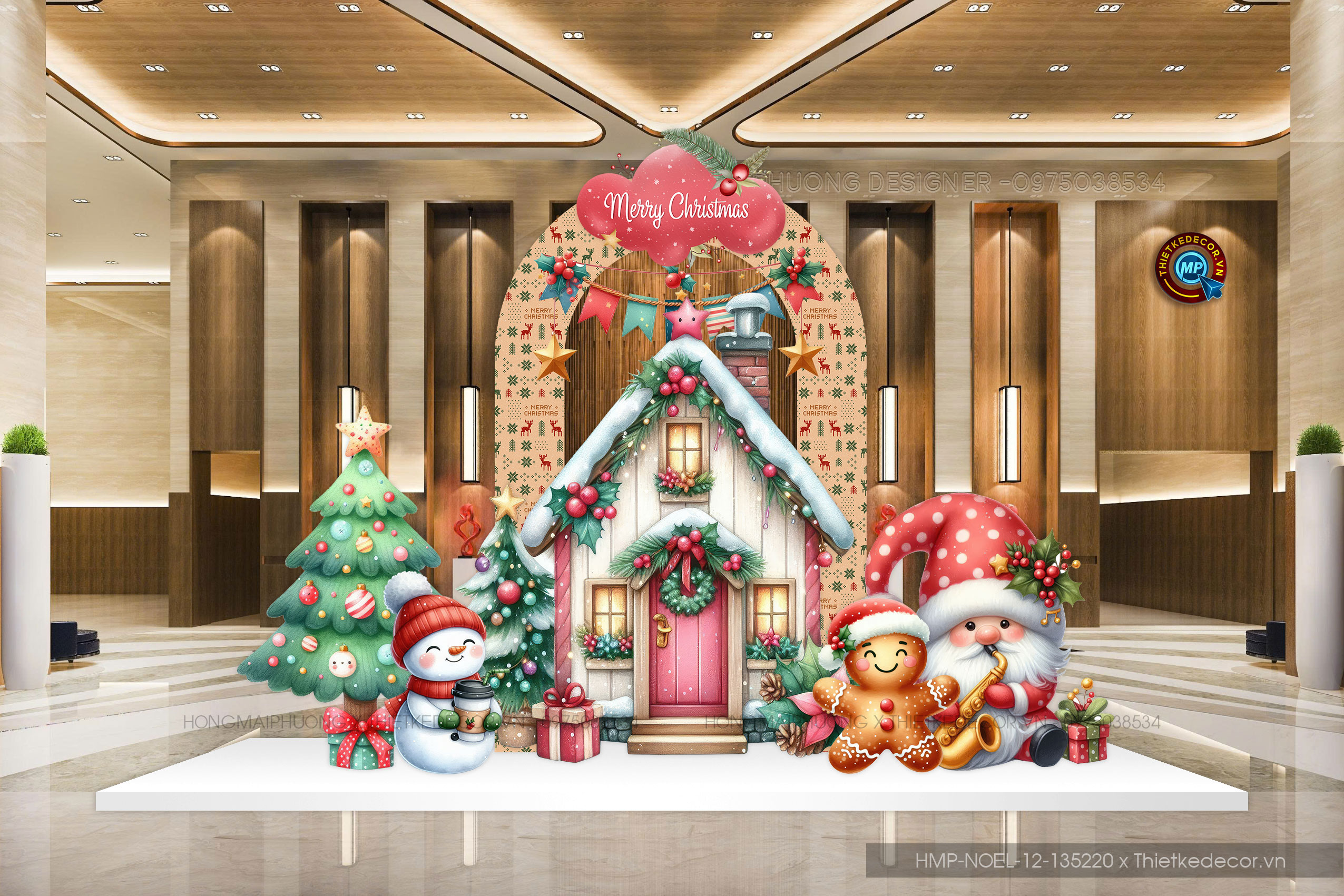 File thiết kế trang trí Giáng sinh Noel Merry Chrismas, checkin trường học, TTTM, chung cư, nhà hàng, khách sạn, quán cà phê...